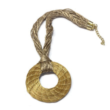 Load image into Gallery viewer, Rustic Silk with Golden Grass Mandala