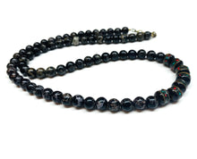 Load image into Gallery viewer, Yak Bone and Black Sea Jasper Beaded Necklace
