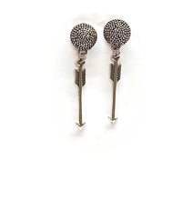 Load image into Gallery viewer, Sterling Silver Arrow Earrings - Unisex