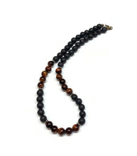 Load image into Gallery viewer, Tiger eye and Lava Rock Necklace