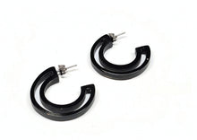 Load image into Gallery viewer, Open Hoops Earrings - Horn
