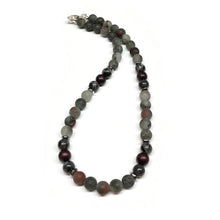Load image into Gallery viewer, Bloodstone Labradorite Necklace
