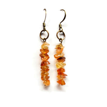 Load image into Gallery viewer, Bohemian Dangle Earrings Turquoise Amber Mookaite