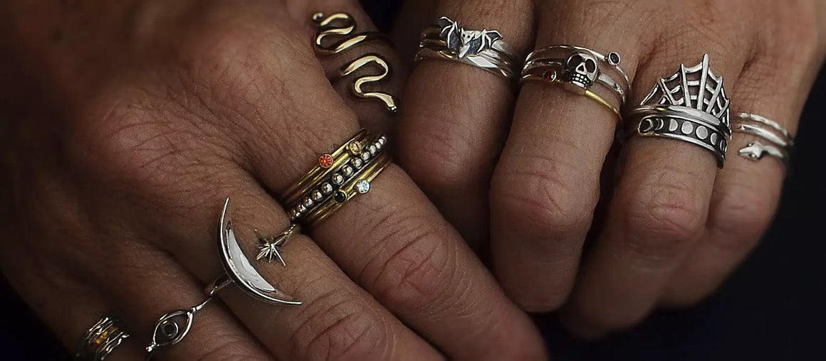 Metal Sterling Silver and Bronze Jewelry