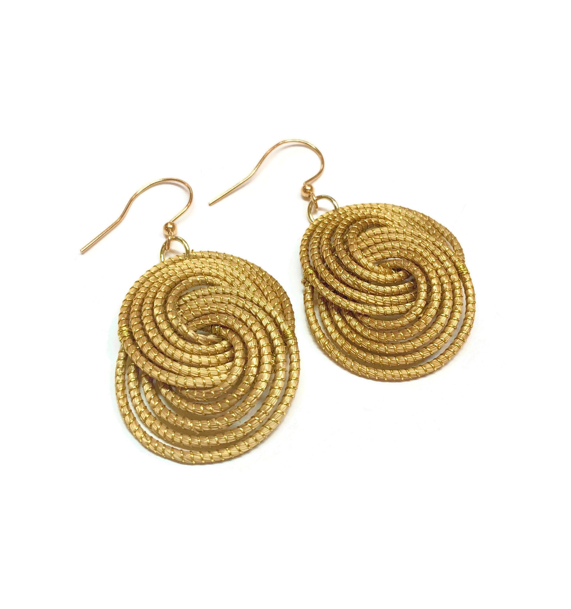 Golden Grass Earrings