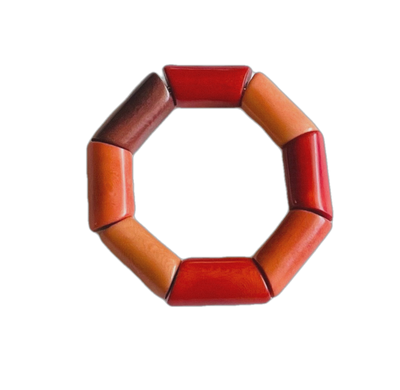 Statement cuff bracelet - Tagua