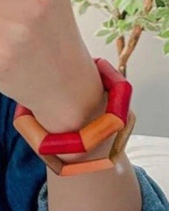 Statement cuff bracelet - Tagua