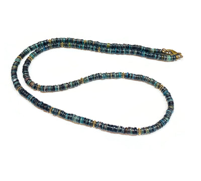 Handmade Multicolor Heishi Shell Necklace Unisex