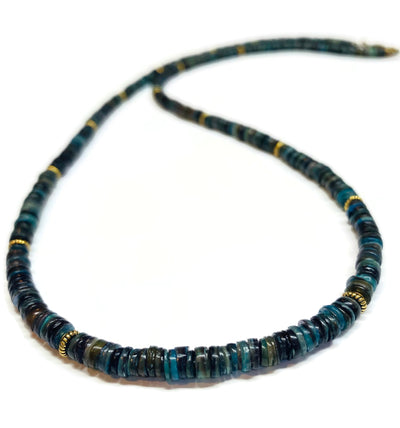 Handmade Multicolor Heishi Shell Necklace Unisex