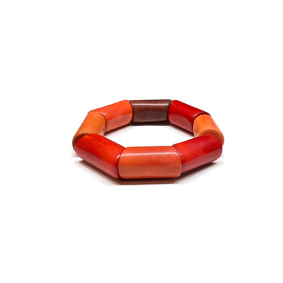 Statement cuff bracelet - Tagua