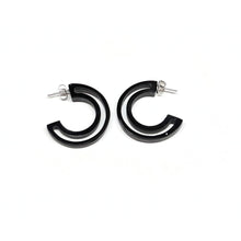 Load image into Gallery viewer, Open Hoops Earrings - Horn
