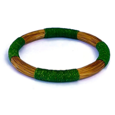 Colorful Golden Grass bangles, Lightweight