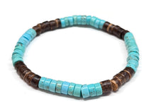 Load image into Gallery viewer, Heishi turquoise bracelet

