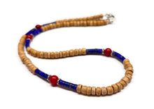Load image into Gallery viewer, Coral Lapis Lazuli Necklace
