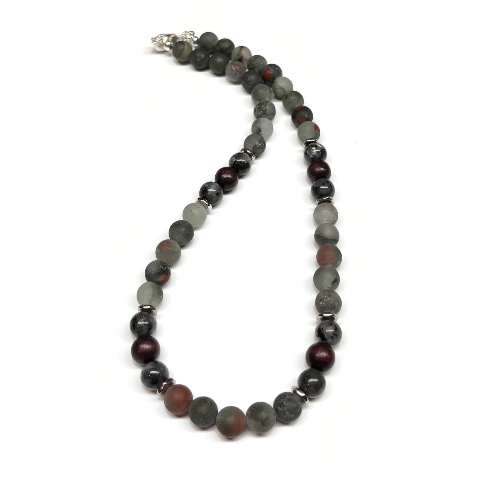 Bloodstone Labradorite Necklace