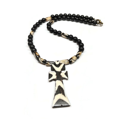 African Batik Pendant necklace