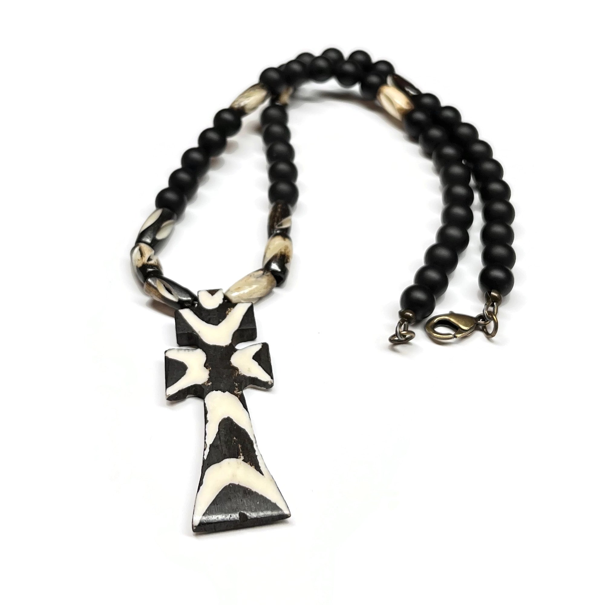 African Batik Pendant necklace