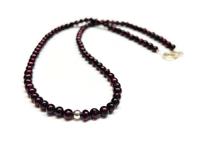 beaded pearl necklace