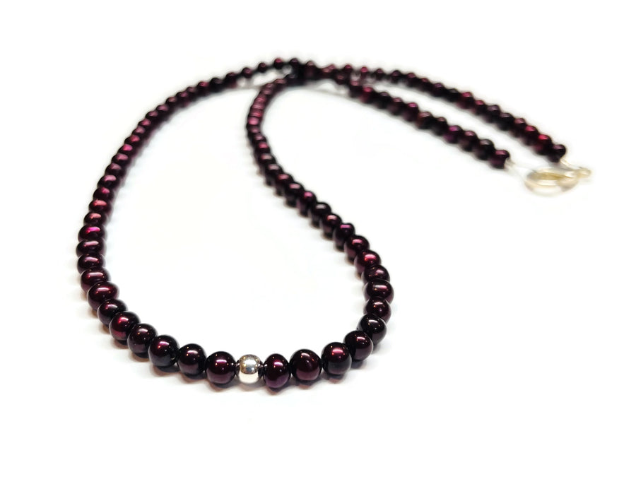 beaded pearl necklace