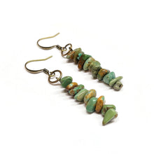 Load image into Gallery viewer, turquoise dangle earrings
