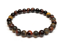 Load image into Gallery viewer, tiger eye beaded bracelet for men
