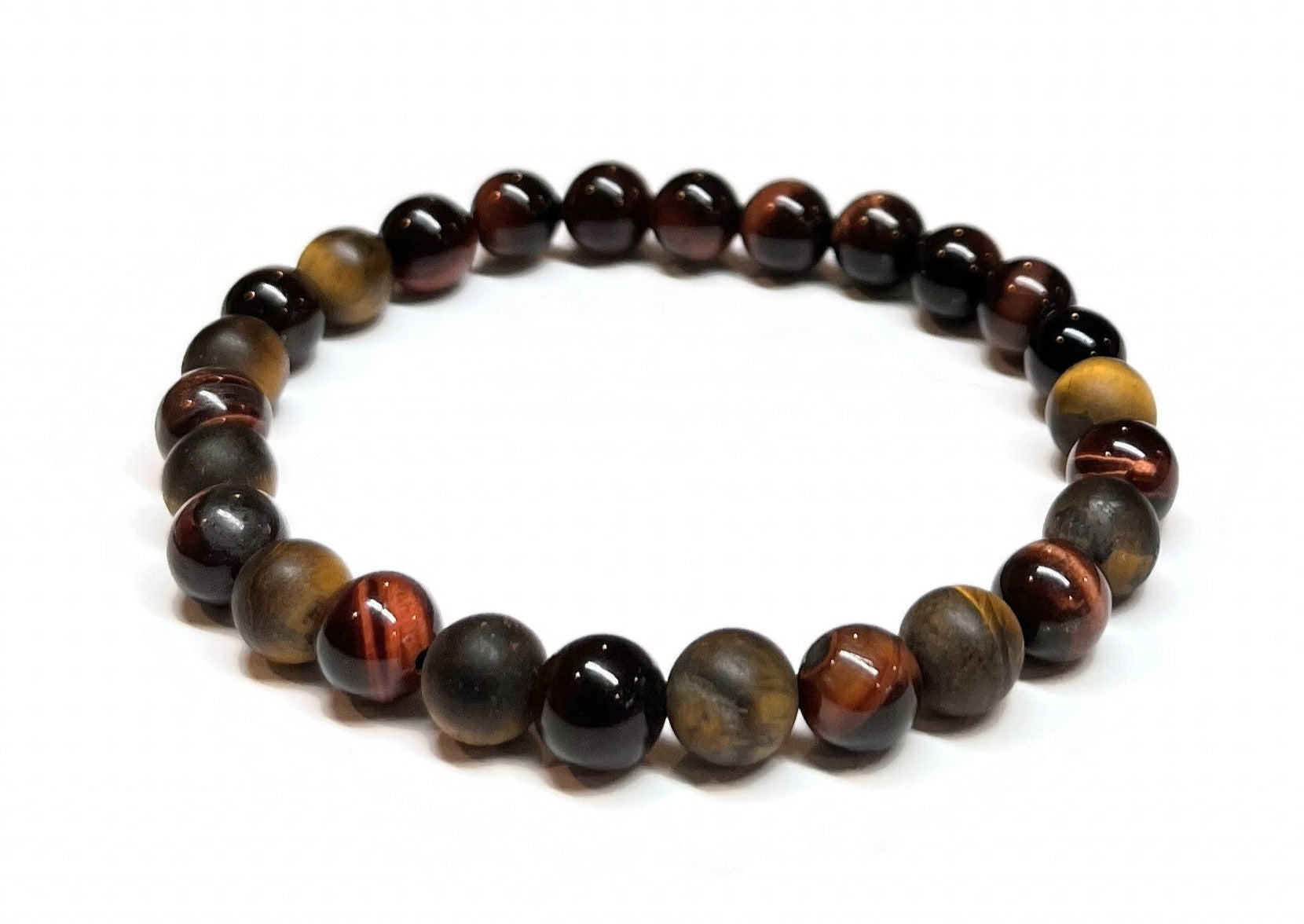 tiger eye beaded bracelet for men