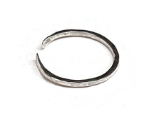 Load image into Gallery viewer, Handmade Sterling Silver Adjustable Hammered Ring
