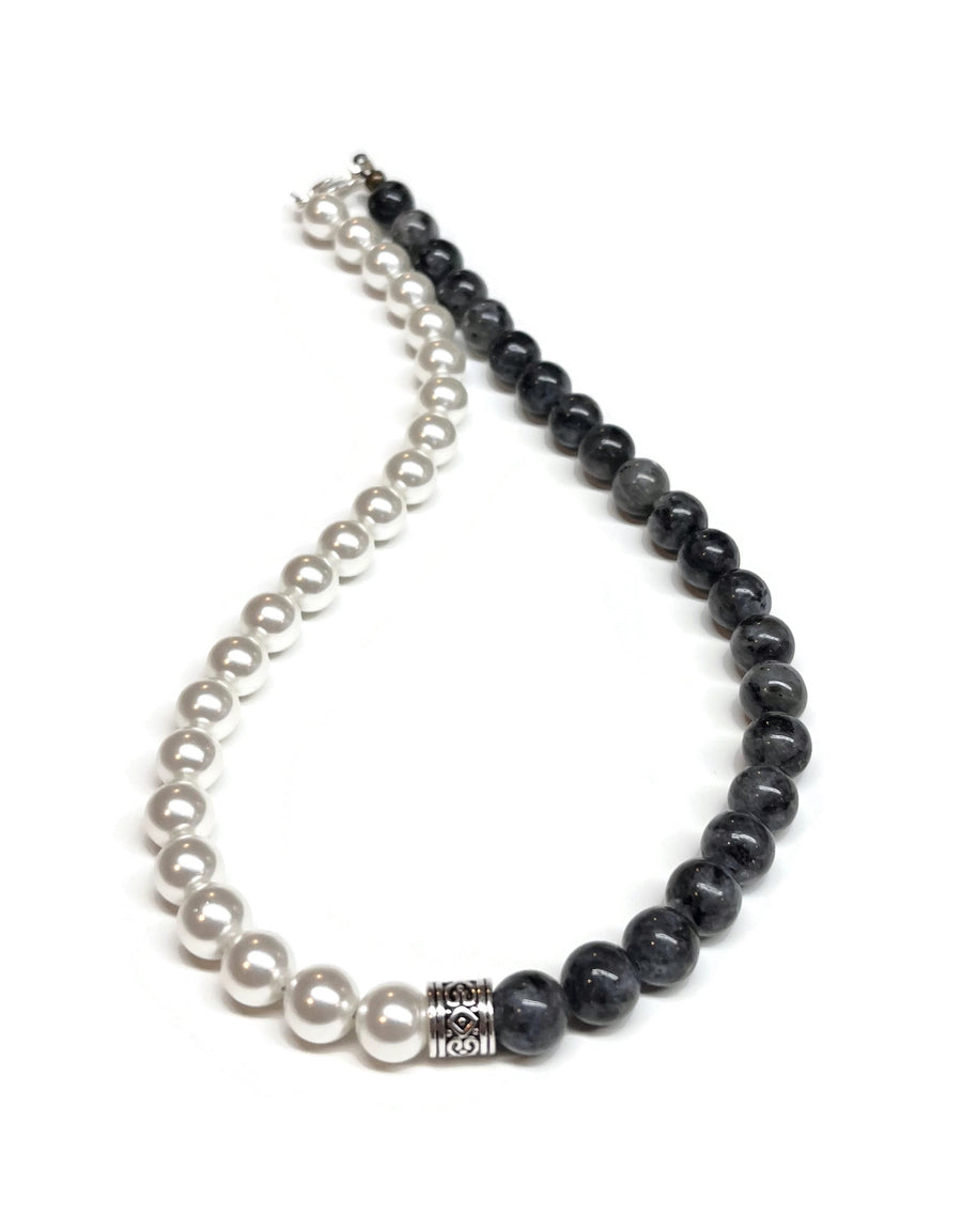 freshwater pearl necklace for men