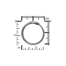 Load image into Gallery viewer, Snake Stacking Ring Sterling Silver Stackable Ring
