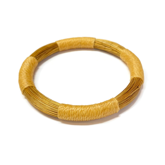 Colorful Golden Grass bangles, Lightweight