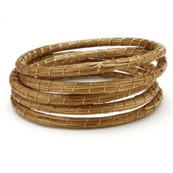 Golden Grass Lightweight Bangles - Bollywood