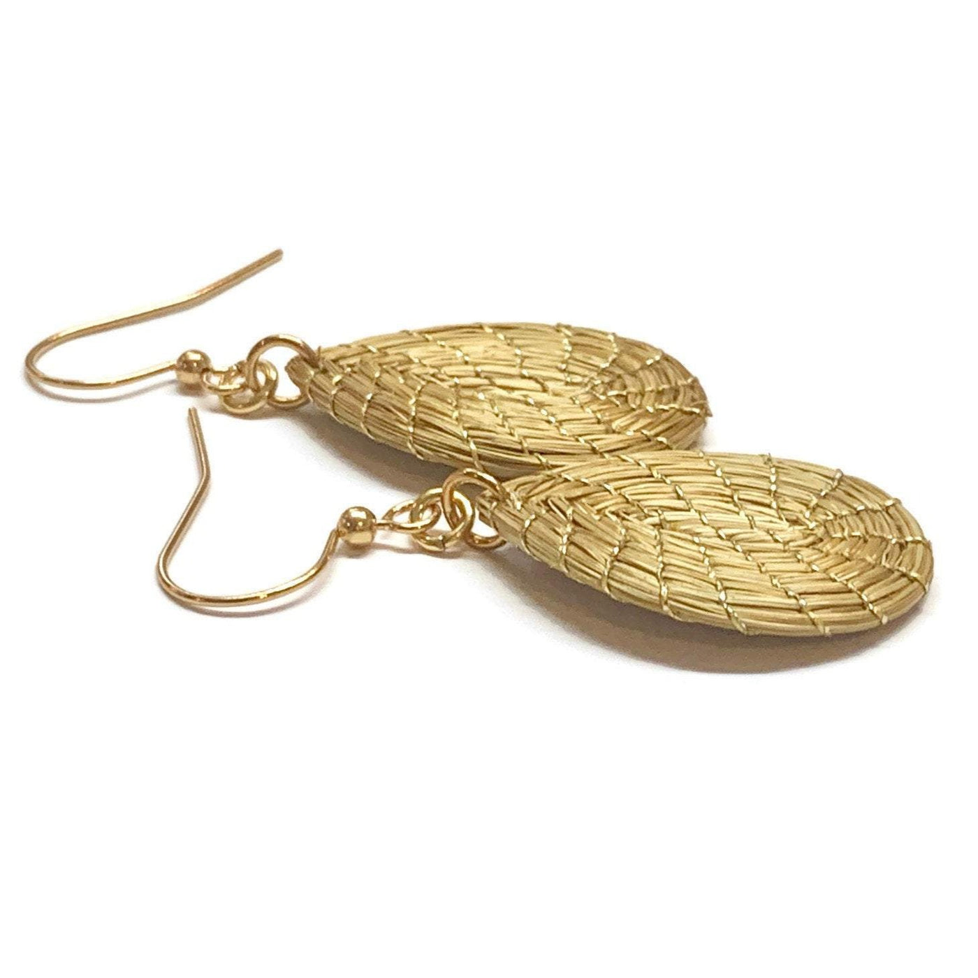 Golden Grass Drop earrings