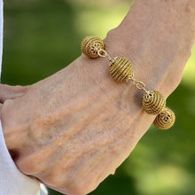 Load image into Gallery viewer, Golden Grass Beaded Bracelet
