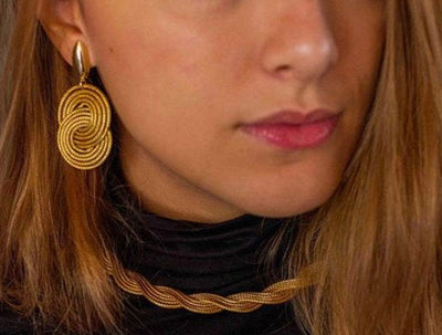 Double Hoop Earrings Lightweight